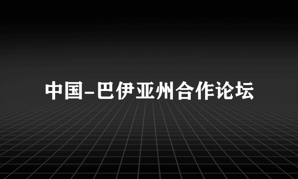 什么是中国-巴伊亚州合作论坛