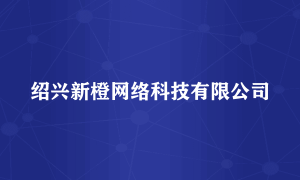 绍兴新橙网络科技有限公司