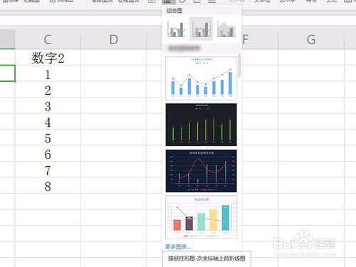 WPS怎么制作如图的图表？