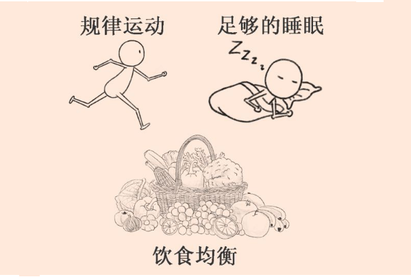 预防肺结核的简笔画