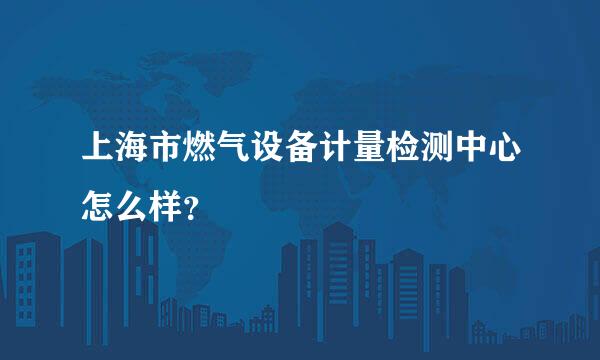 上海市燃气设备计量检测中心怎么样？