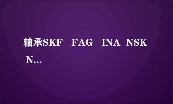 轴承SKF   FAG   INA  NSK  NTN都是哪个国家的产品 还有些什么品牌