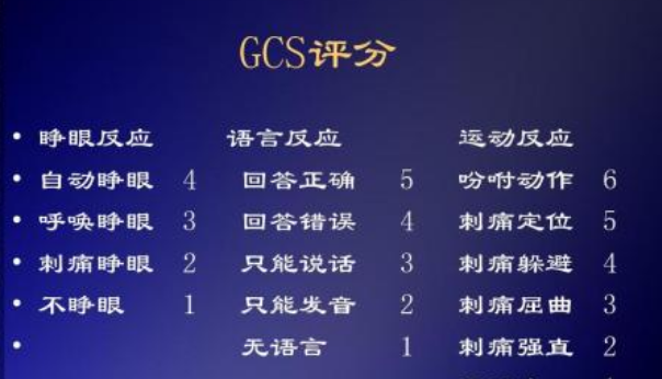 gcs评分的简介