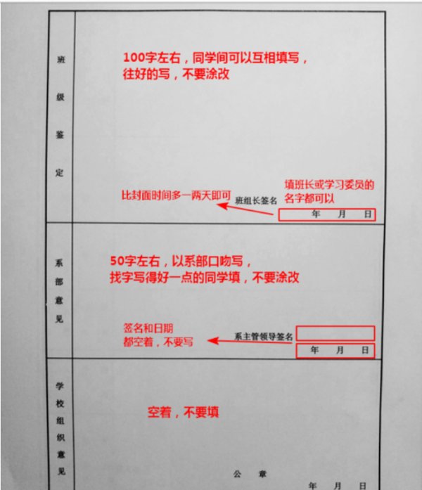 毕业生登记表怎么填写？