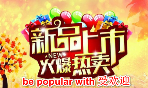 be popular with是什么意思