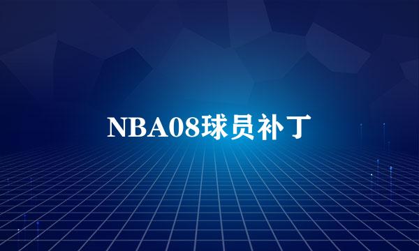 NBA08球员补丁