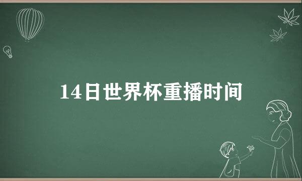 14日世界杯重播时间