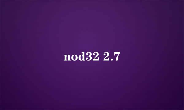 nod32 2.7