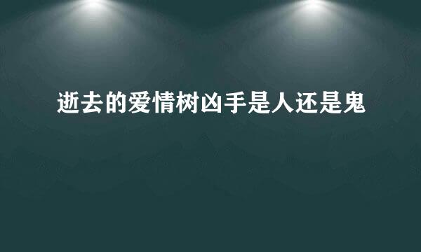 逝去的爱情树凶手是人还是鬼