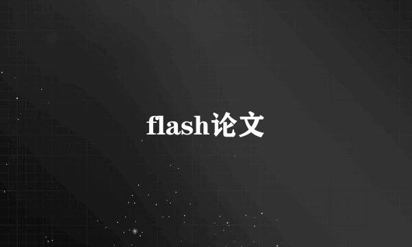 flash论文