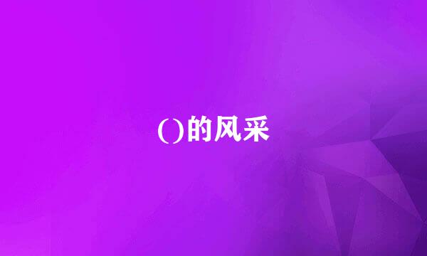 ()的风采