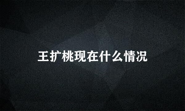 王扩桃现在什么情况