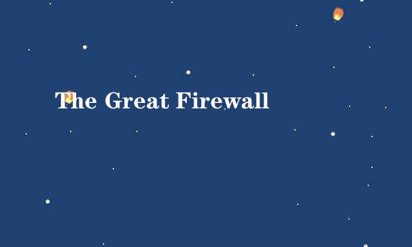 The Great Firewall