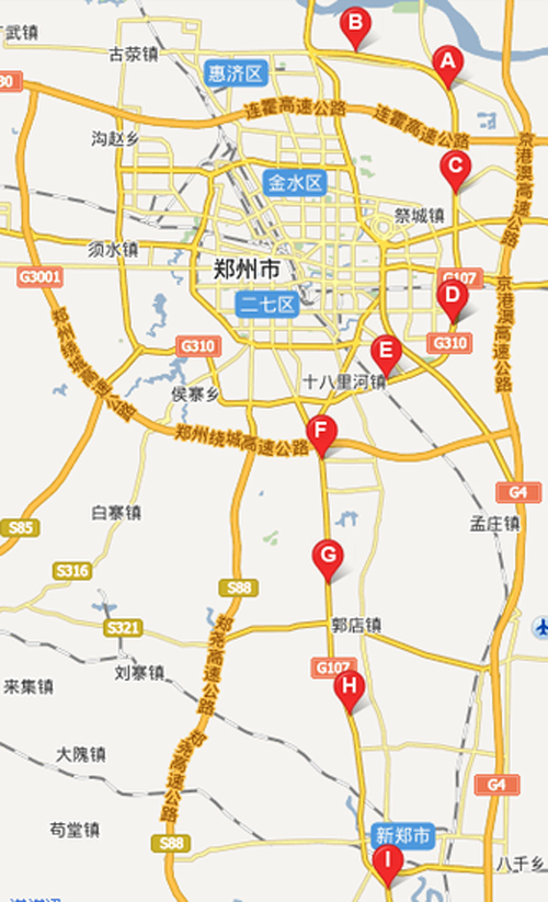 107国道全程路线图