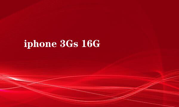 iphone 3Gs 16G