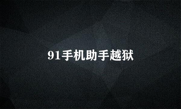 91手机助手越狱