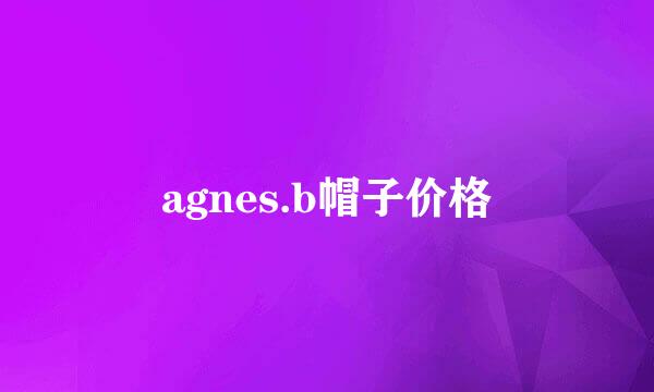 agnes.b帽子价格