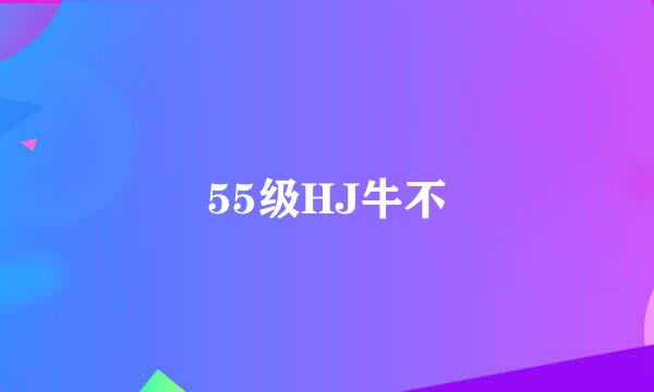 55级HJ牛不