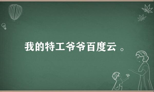 我的特工爷爷百度云 。