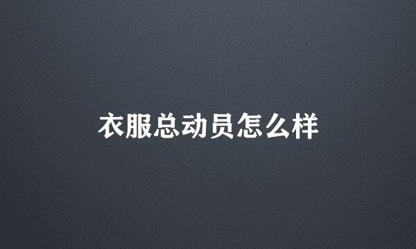 衣服总动员怎么样