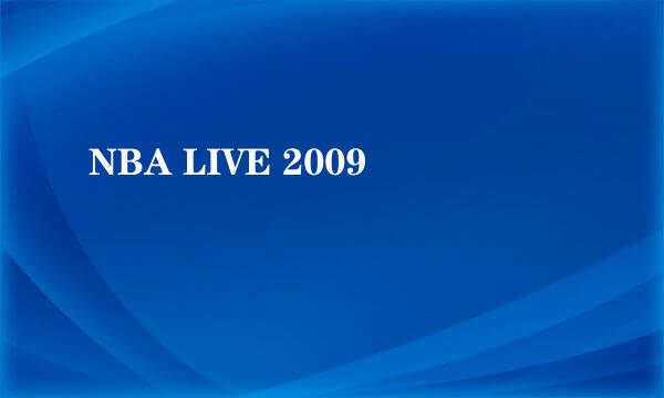 NBA LIVE 2009