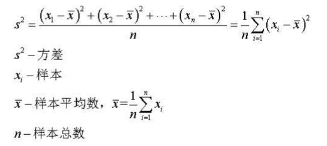 均值方差公式