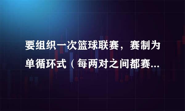 要组织一次篮球联赛，赛制为单循环式（每两对之间都赛一场），计划安排15场比赛，应邀请多少个球队参加