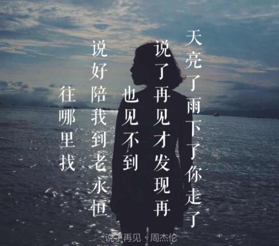 说了再见歌词