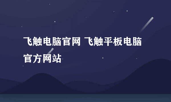 飞触电脑官网 飞触平板电脑官方网站