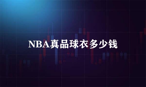 NBA真品球衣多少钱