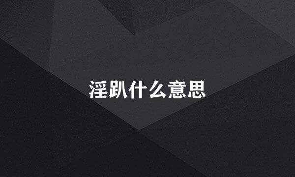 淫趴什么意思