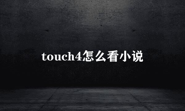 touch4怎么看小说