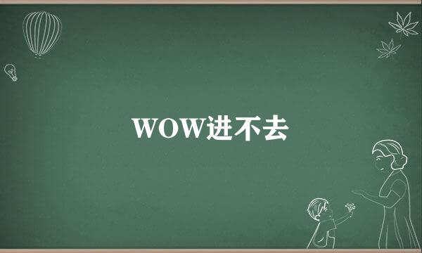 WOW进不去