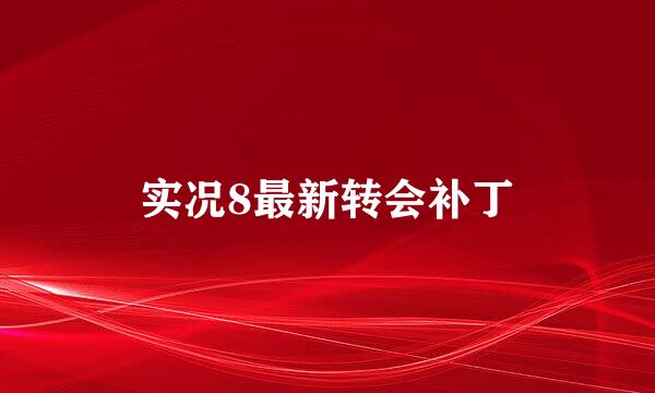 实况8最新转会补丁