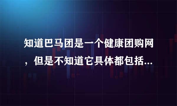 知道巴马团是一个健康团购网，但是不知道它具体都包括哪些方面啊