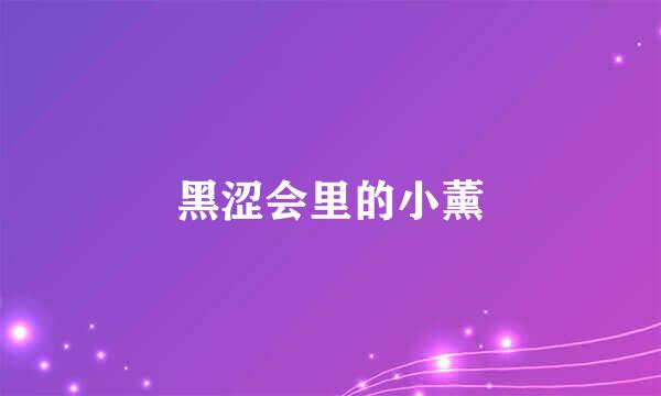 黑涩会里的小薰