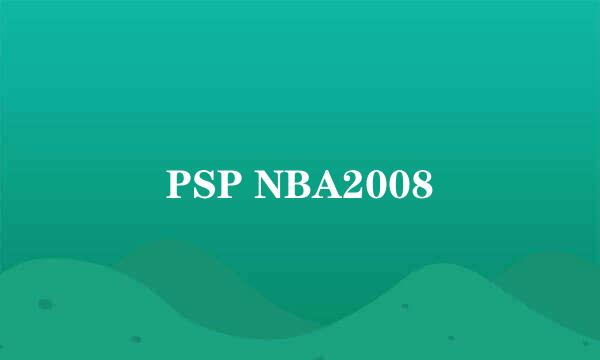 PSP NBA2008