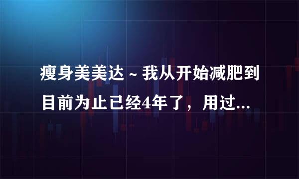 瘦身美美达～我从开始减肥到目前为止已经4年了，用过很多方法，但没