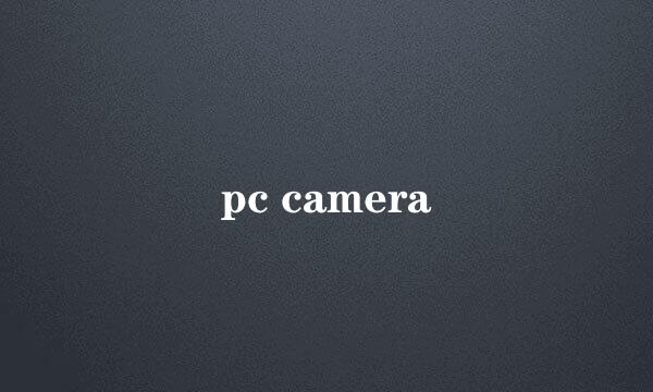 pc camera