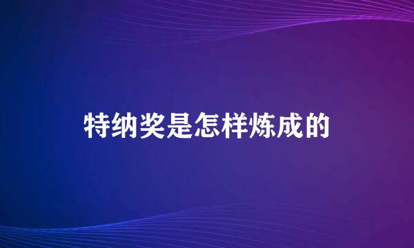 特纳奖是怎样炼成的