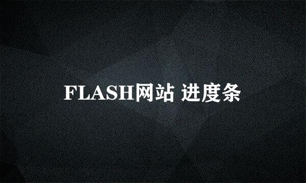 FLASH网站 进度条