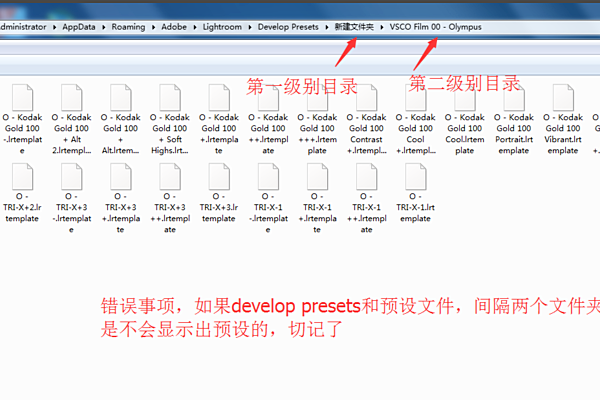 lightroom预设在哪个文件夹