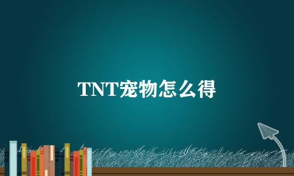 TNT宠物怎么得