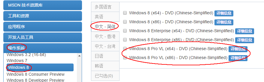 windows 8 pro vl是什么版本