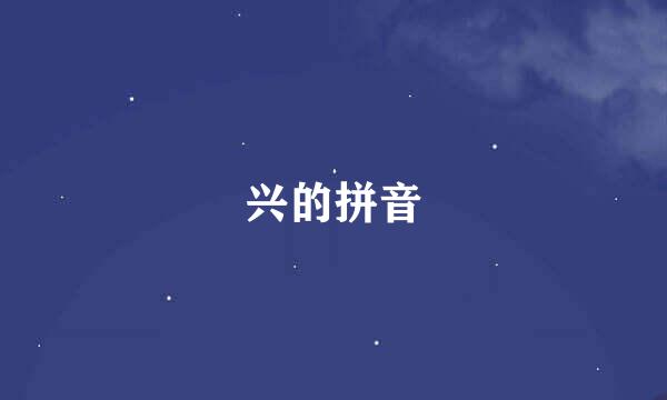 兴的拼音