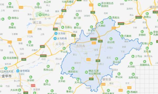 东阳市在哪里，东阳市在哪个省，东阳属于哪个市