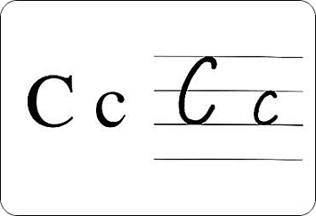 大小写字母24个怎么写