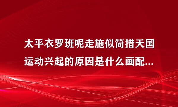 太平衣罗班呢走施似简措天国运动兴起的原因是什么画配拉示需盐次磁右其性质和历史意是什