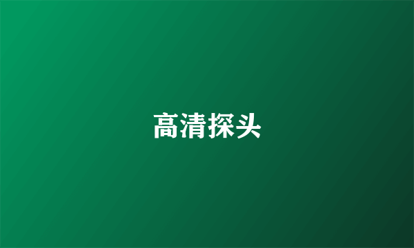 高清探头