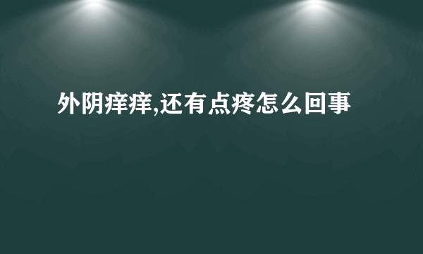 外阴痒痒,还有点疼怎么回事